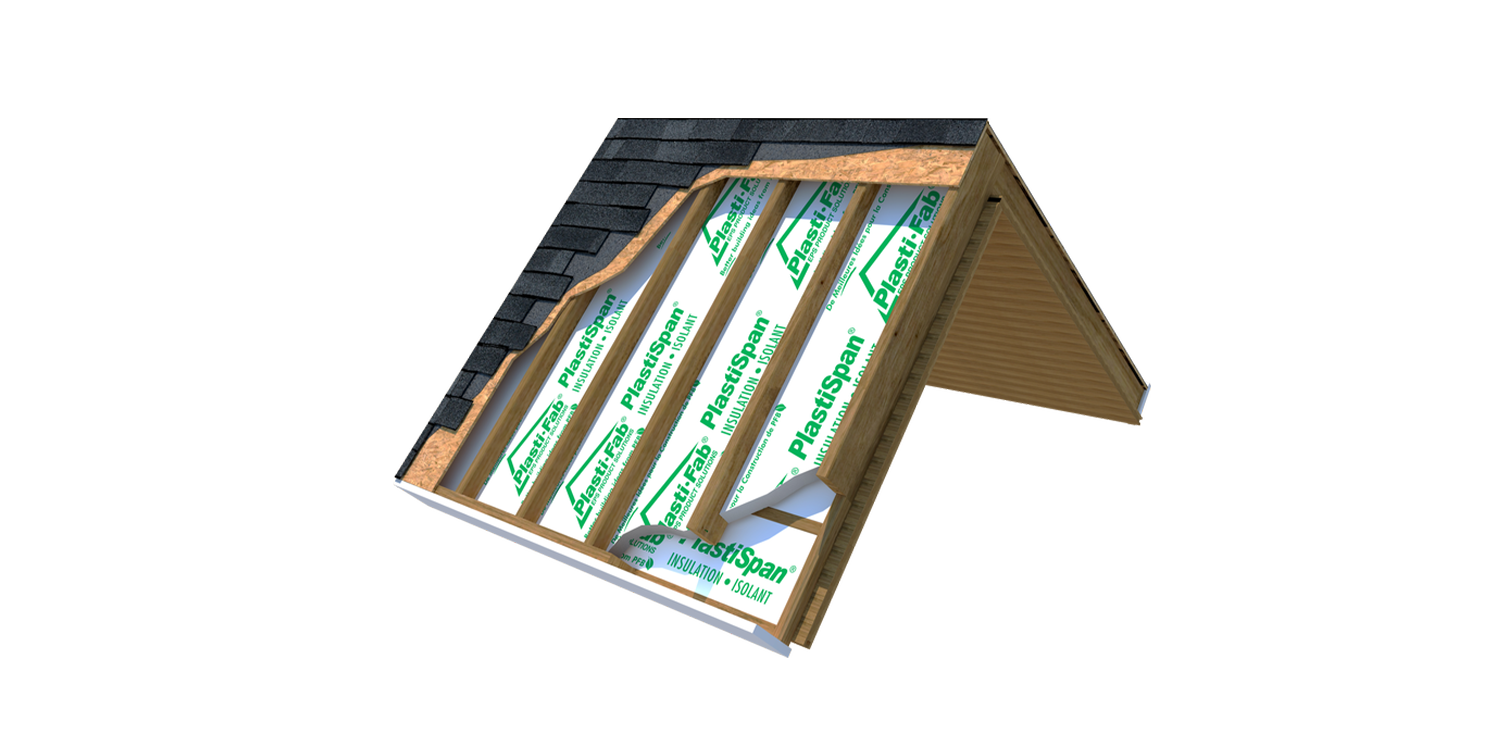 PlastiSpan ceiling insulation