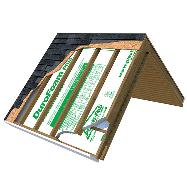 Cathedral Ceiling Insulation with DuroFoam Plus 40 Insulation