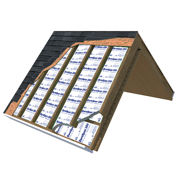 Cathedral Ceiling Insulation with DuroSpan 250