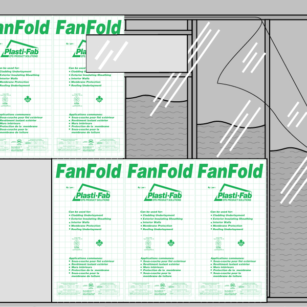 Interior Walls with FanFold