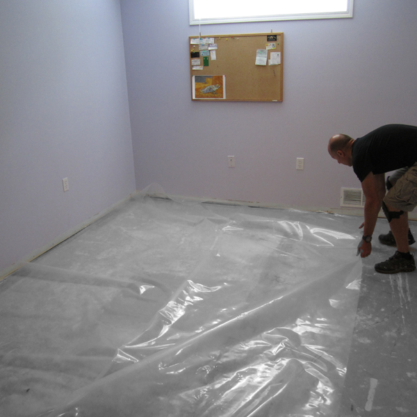 DuroSpan Insulating Above a Basement Slab