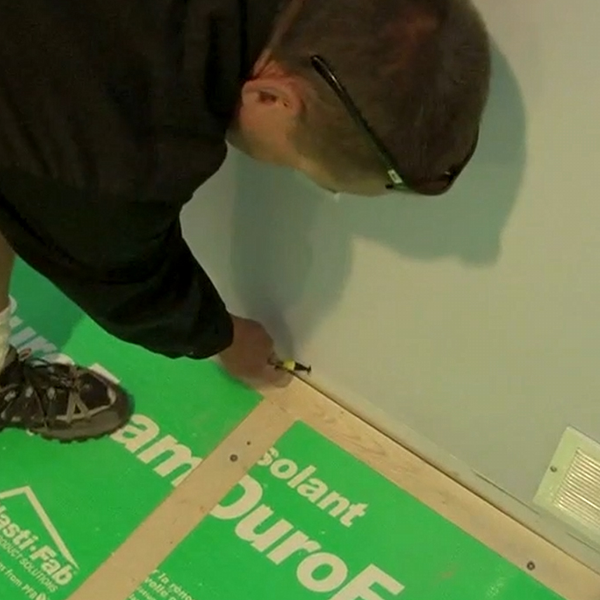 DuroSpan Insulating Under a Basement Slab