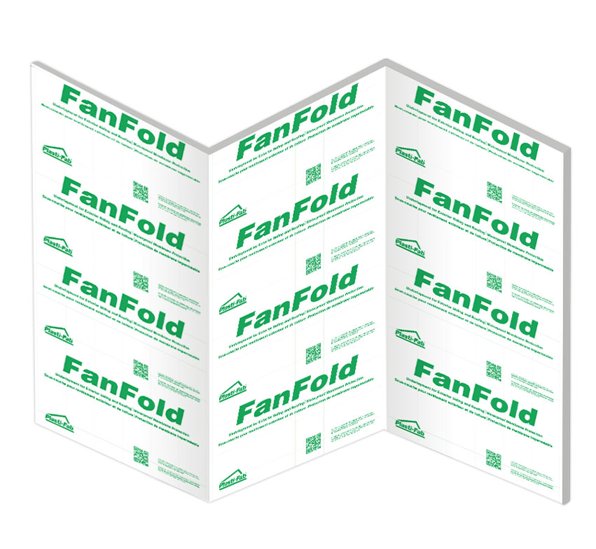 FanFold Insulation on ceiling