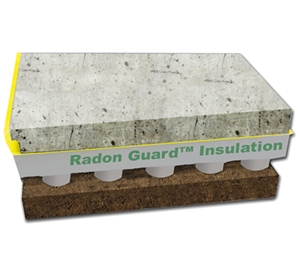 Our Radon Guard Insulation product