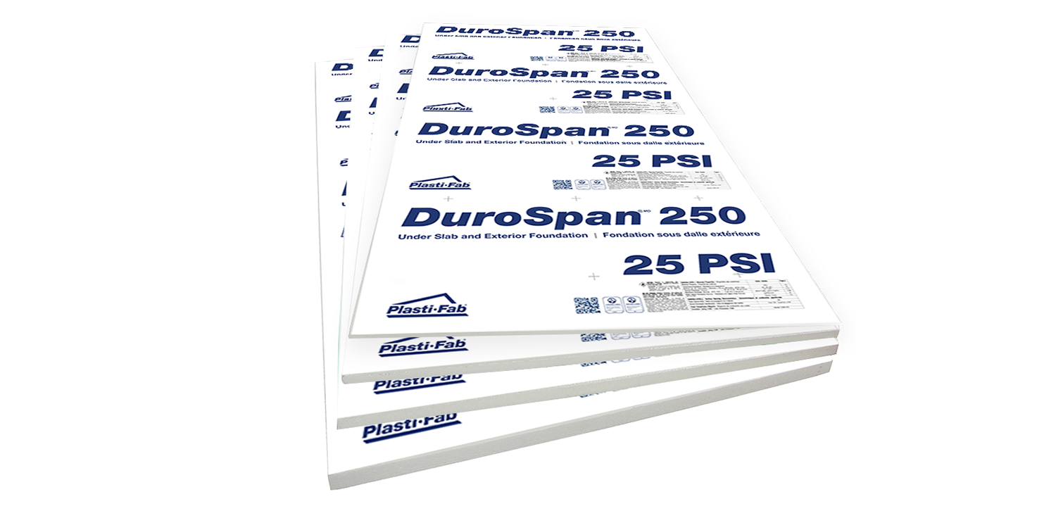 Our DuroSpan 250 Insulation with hover hotspots that provide more information.