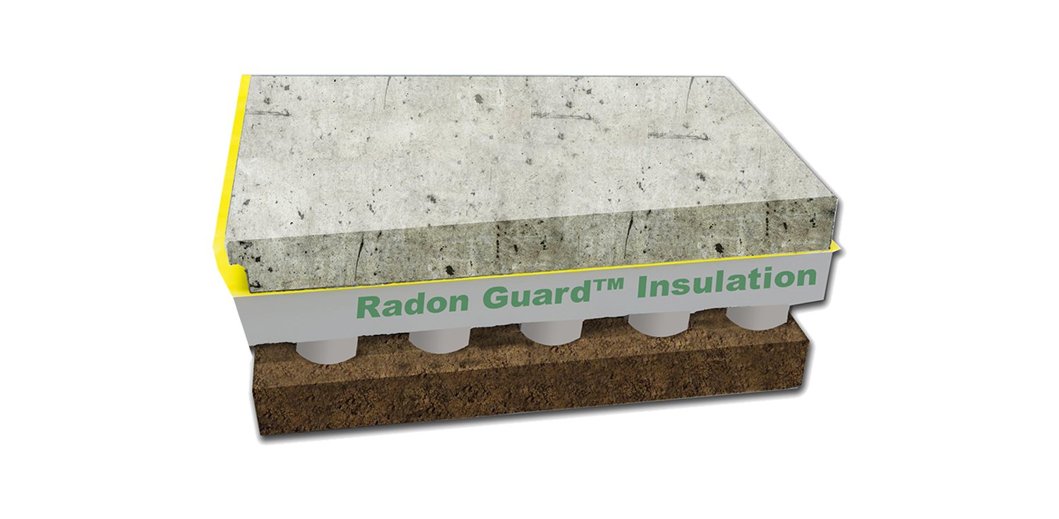 Our product Radon Guard™ with hotspots that have more information