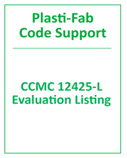 CCMC 12425-L Evaluation Listing