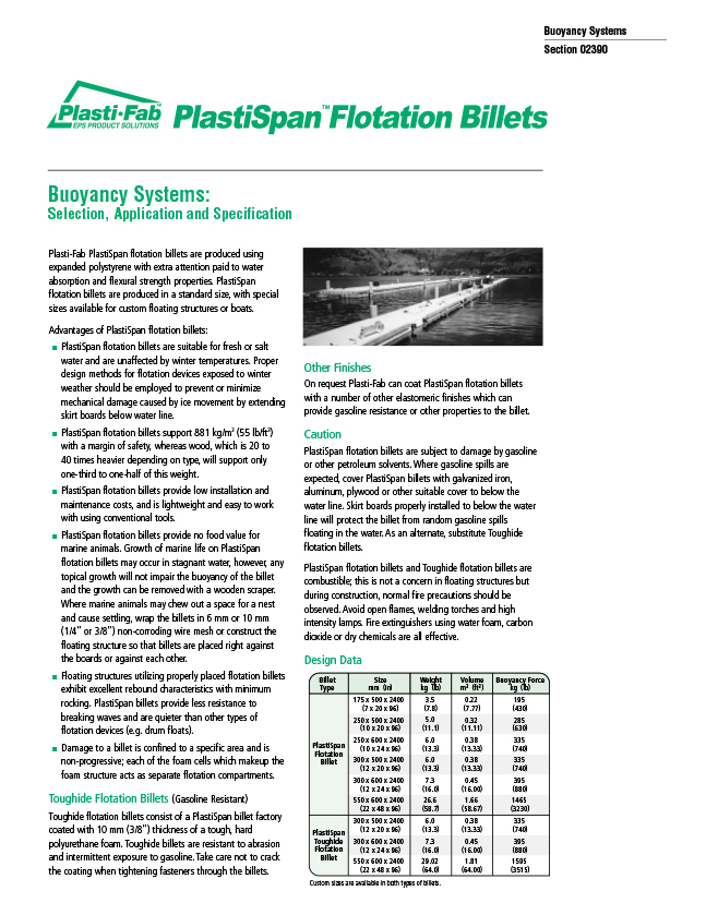 buoyancy applications