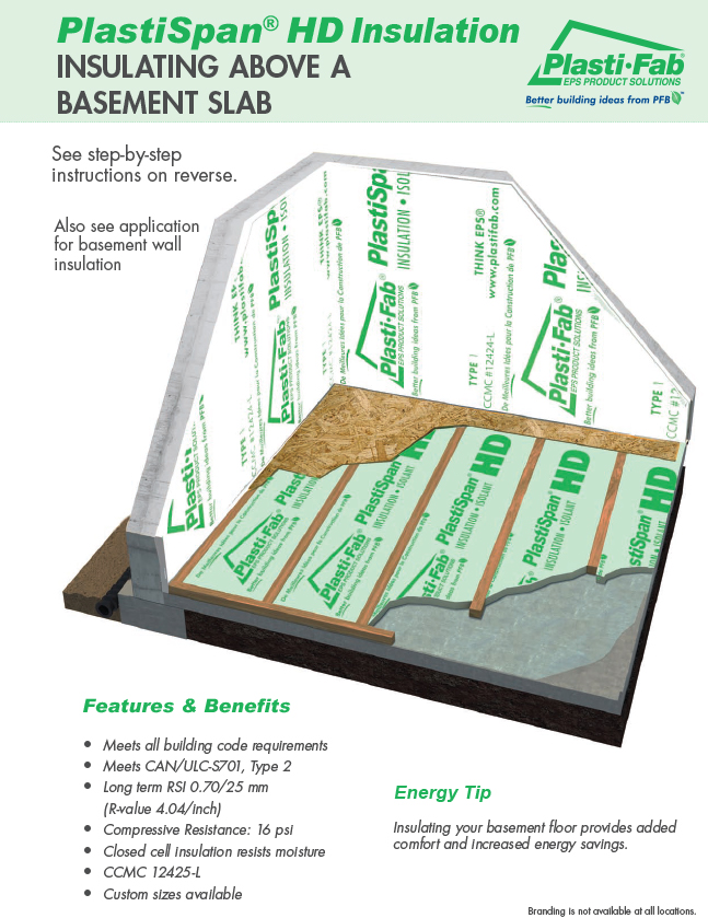 Application Guide - Above Slab with PlastiSpan HD