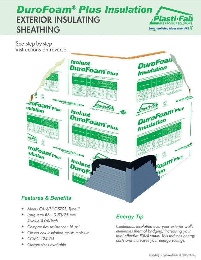 Application Guide - Exterior Sheathing with DuroFoam Plus