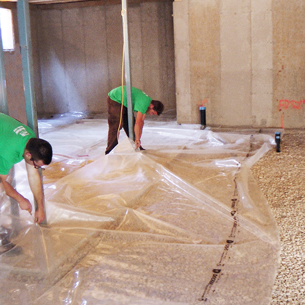 Durofoam Insulating Above a Basement Slab